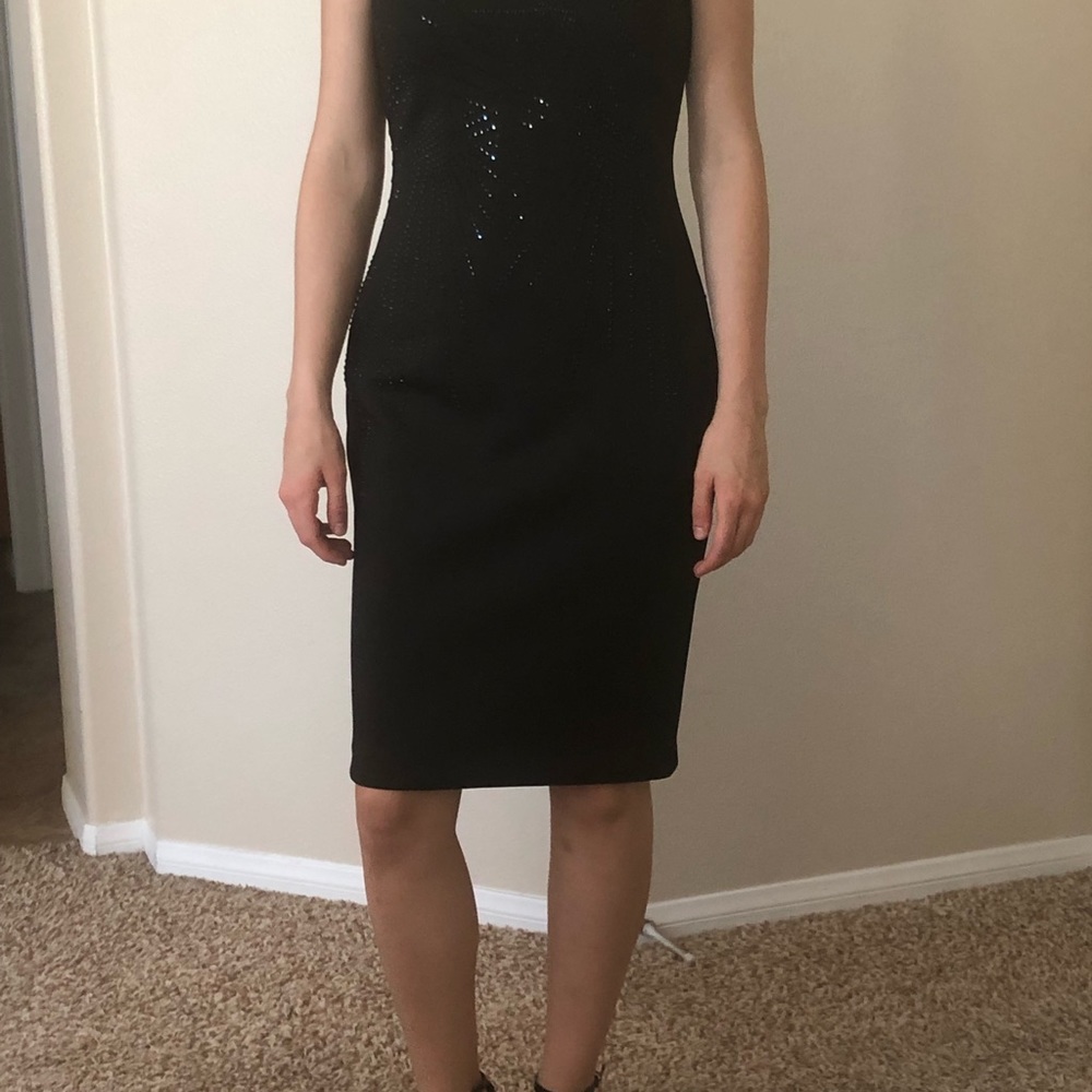 Black Calvin Klein Pencil Dress